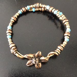 Alex and Ani flower wrap bracelet